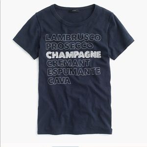JCrew Sparkling Wines Tee